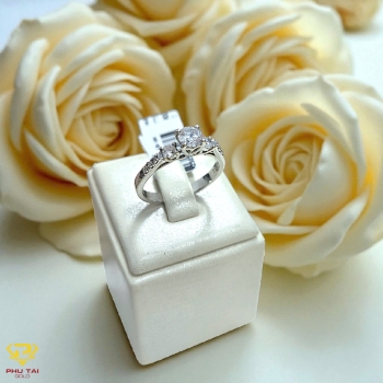 Nhẫn nữ vàng trắng (mã NVT 1511)